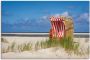 Artland Artprint Strandstoel 337 als artprint op linnen muursticker in verschillende maten - Thumbnail 1