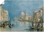 Artland Artprint Venetië Canale Grande. als artprint op linnen poster in verschillende formaten maten - Thumbnail 1