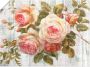 Artland Artprint Vintage rozen op hout als artprint op linnen poster muursticker in verschillende maten - Thumbnail 1