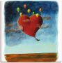 Artland Artprint Vliegend hart als artprint op linnen in verschillende maten - Thumbnail 1