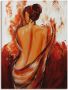 Artland Artprint Vrouw in rood als artprint op linnen poster muursticker in verschillende maten - Thumbnail 1