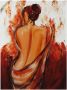 Artland Artprint Vrouw in rood als artprint op linnen poster muursticker in verschillende maten - Thumbnail 1