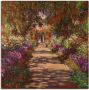 Artland Artprint Weg in Monets tuin in Giverny. 1902 als artprint van aluminium artprint voor buiten artprint op linnen poster muursticker - Thumbnail 1