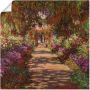 Artland Artprint Weg in Monets tuin in Giverny. 1902 als artprint van aluminium artprint voor buiten artprint op linnen poster muursticker - Thumbnail 1