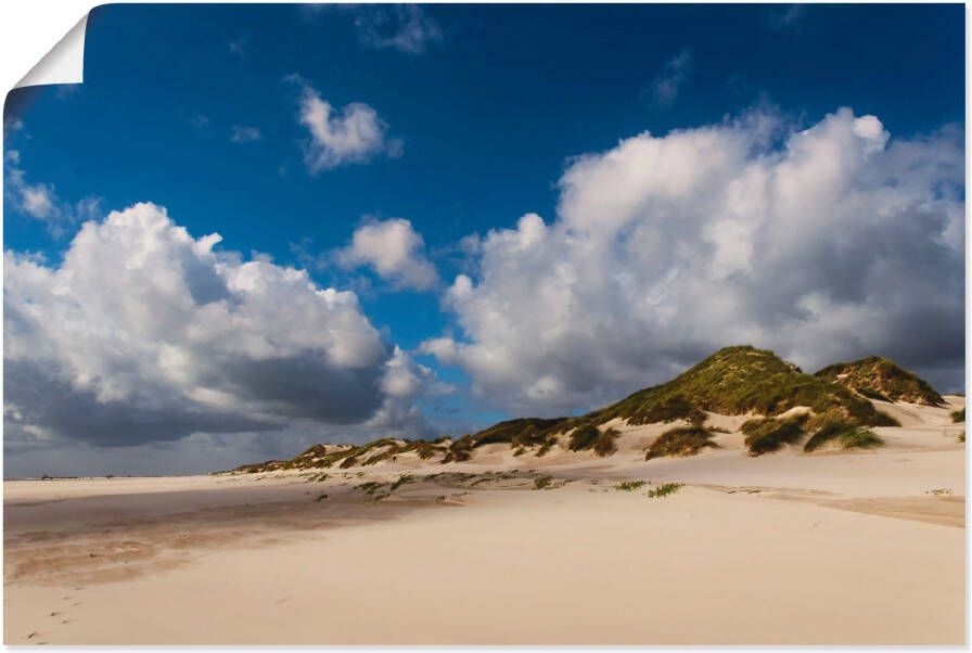 Artland Artprint Wolkenimpressie Amrum als artprint op linnen poster in verschillende formaten maten