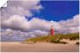 Artland Artprint Wolkenimpressie bij de vuurtoren als artprint van aluminium artprint voor buiten poster in diverse formaten - Thumbnail 1