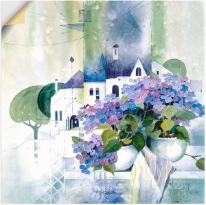 Artland Artprint Zomerse margrieten in vele afmetingen & productsoorten -artprint op linnen poster muursticker wandfolie ook geschikt voor de badkamer