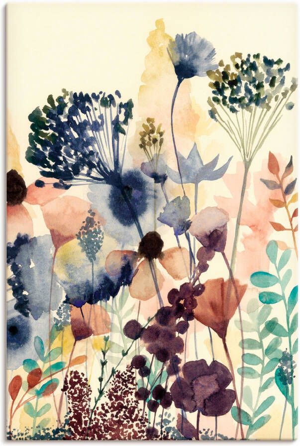Artland Artprint Zongedroogde bloemen II als artprint op linnen poster in verschillende formaten maten