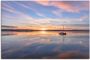 Artland Artprint Zonsondergang aan het Starnberger meer II als artprint van aluminium artprint op linnen muursticker of poster in verschillende maten - Thumbnail 1