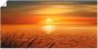 Artland Artprint Zonsondergang boven de zee als artprint op linnen poster muursticker in verschillende maten - Thumbnail 1