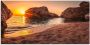 Artland Artprint Zonsondergang en strand als artprint van aluminium artprint voor buiten artprint op linnen poster muursticker - Thumbnail 1