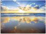 Artland Artprint Zonsopkomst boven de oceaan als artprint van aluminium artprint voor buiten artprint op linnen poster muursticker - Thumbnail 1