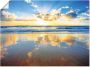 Artland Artprint Zonsopkomst boven de oceaan als artprint van aluminium artprint voor buiten artprint op linnen poster muursticker - Thumbnail 1