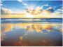 Artland Artprint Zonsopkomst boven de oceaan als artprint van aluminium artprint voor buiten artprint op linnen poster muursticker - Thumbnail 1