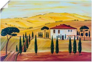 Artland Artprint Zuidelijke Toscane als artprint van aluminium artprint op linnen muursticker of poster in verschillende maten