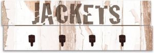Artland Kapstok Jacks op houten ondergrond gedeeltelijk gemonteerd