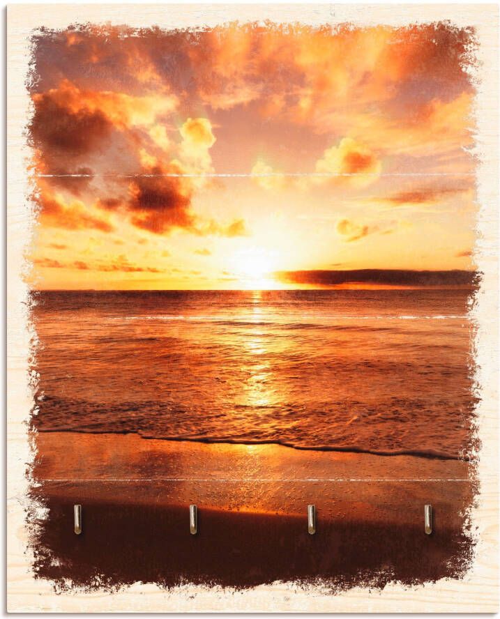 Artland Kapstok Mooie zonsondergang strand