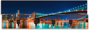 Artland Kapstok New York skyline Brooklyn Bridge gedeeltelijk gemonteerd