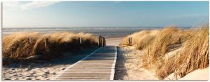 Artland Kapstok Noordzeestrand op Langeoog pier MDF