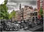 Artland Poster Amsterdam Bloemgracht als artprint op linnen muursticker of poster in verschillende maten - Thumbnail 1