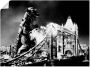 Artland Poster Godzilla II als artprint van aluminium artprint op linnen muursticker of poster in verschillende maten - Thumbnail 1