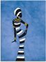 Artland Print op glas Afrikaanse vrouw in verschillende maten - Thumbnail 1