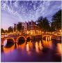 Artland Print op glas Amsterdam Keizersgracht Leidsegracht - Thumbnail 1