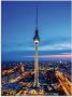 Artland Print op glas Berlijn televisietoren - Thumbnail 1