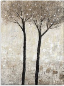 Artland Print op glas Bloeiende boom II in verschillende maten
