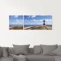 Artland Print op glas Citaat foto vuurtoren Sylt (2-delig) - Thumbnail 1