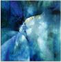 Artland Print op glas Compositie in blauw in verschillende maten - Thumbnail 1