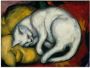 Artland Print op glas De witte kat. 1912 in verschillende maten - Thumbnail 1