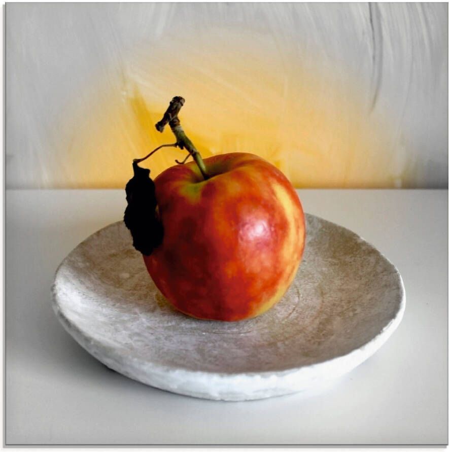 Artland Print op glas Een appel overdag in verschillende maten