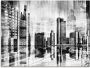 Artland Print op glas Frankfurt skyline collage 01 - Thumbnail 1