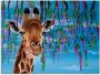Artland Print op glas Giraf in verschillende maten - Thumbnail 1