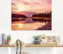 Artland Print op glas Grand Teton bergen bij zonsondergang - Thumbnail 1