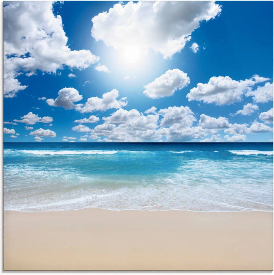 Artland Print op glas Groot strandlandschap in verschillende maten