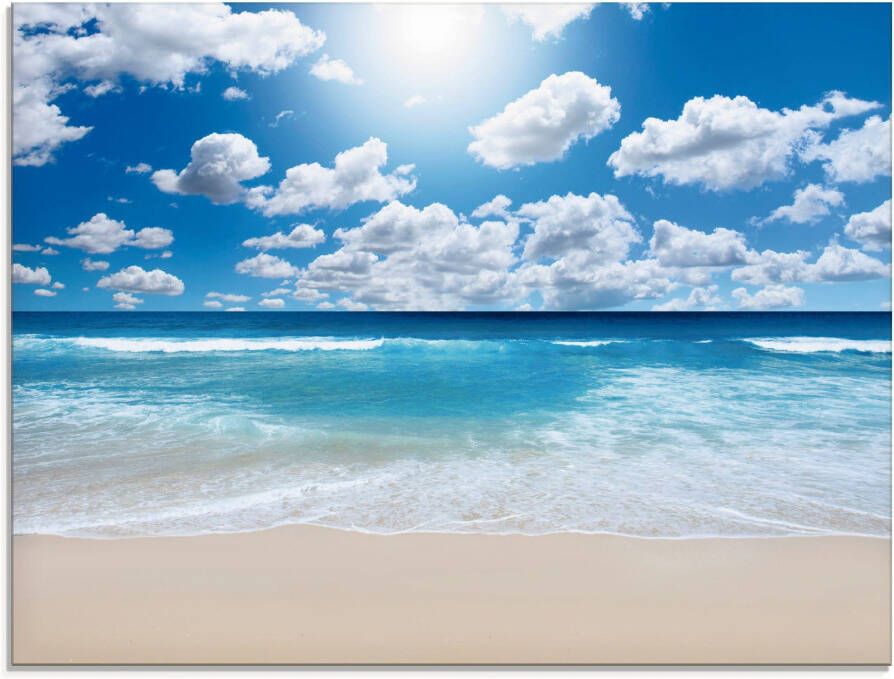 Artland Print op glas Groot strandlandschap in verschillende maten