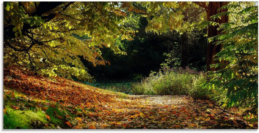 Artland Print op glas Herfstkleed in verschillende maten