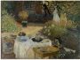 Artland Print op glas In de tuin van Claude Monet in Argenteuil - Thumbnail 1