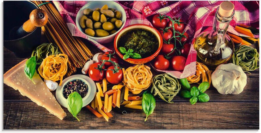 Artland Print op glas Italiaans mediterraan eten
