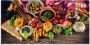 Artland Print op glas Italiaans mediterraan eten - Thumbnail 1
