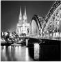 Artland Print op glas Keulen Skyline abstracte collage 19 - Thumbnail 1