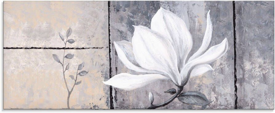 Artland Print op glas Klassieke magnolia in verschillende maten