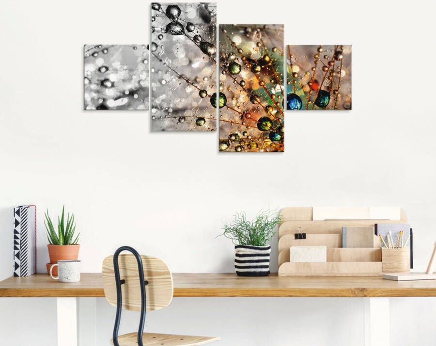 Artland Print op glas Kleurrijke natuur in verschillende maten