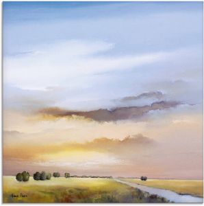 Artland Print op glas Landschap III in verschillende maten