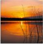 Artland Print op glas Landschap met zonsopkomst - Thumbnail 1