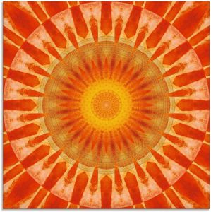 Artland Print op glas Mandala zonsondergang in verschillende maten