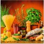 Artland Print op glas Mediterraans en Italiaans eten - Thumbnail 1