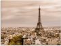 Artland Print op glas Parijs Eiffeltoren I in verschillende maten - Thumbnail 1